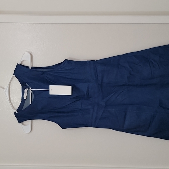 NWT Lulu's Women Denim Blue Dress Size Medium - Picture 6 of 9